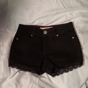 NEW Cutie Patootie Black Lace Shorts